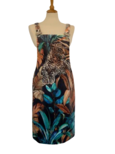 Tilly and The Buttons Cleo dress in digital velvet by Jane - Jane White Couture Tuition